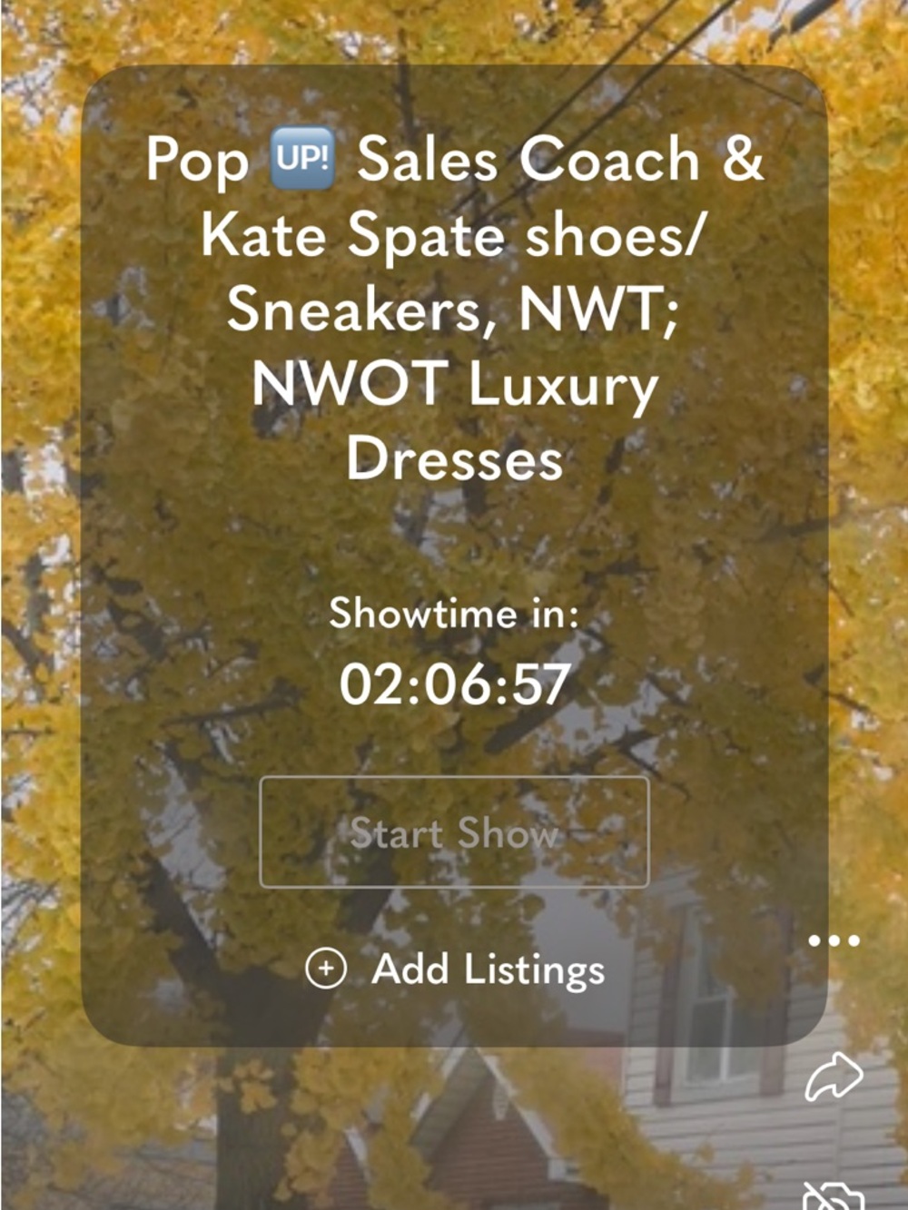 Pop Up Sales Coach Graphic — Yellow Leaves